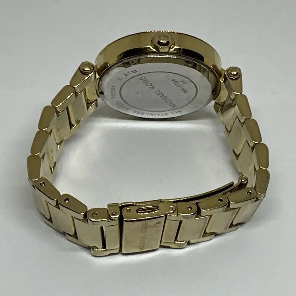 Michael Kors Parker MK5784 Women's Gold Stainless Steel Analog Dial Watch NUL15